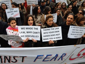 Protest against killing of Salman Taseer